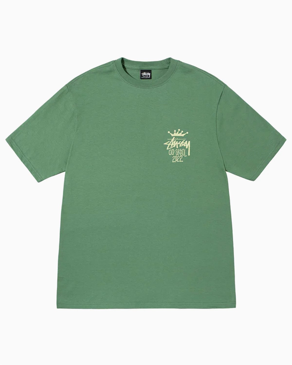 Old Skool 22 Tee Stussy Tops T-Shirts Green